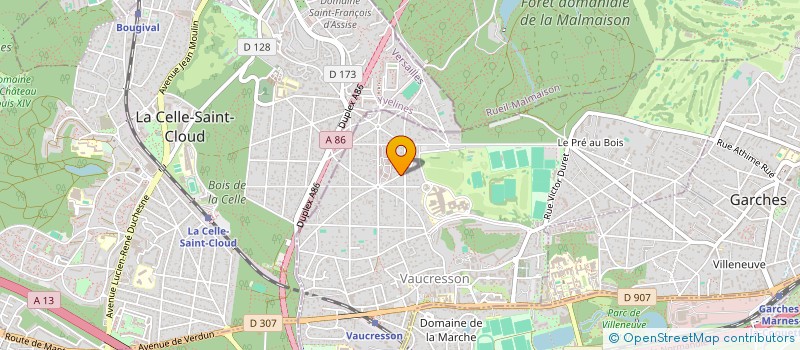 localisation de l'entreprise PICKLEBALL PARIS OUEST à VAUCRESSON