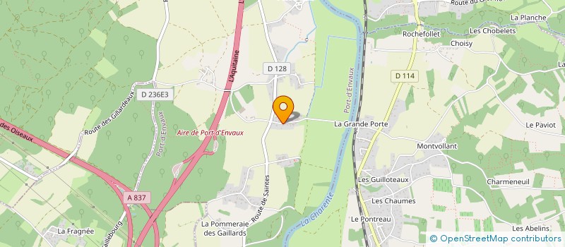 localisation de l'entreprise PICKLEBALL PORT D'ENVAUX  PORT-D'ENVAUX