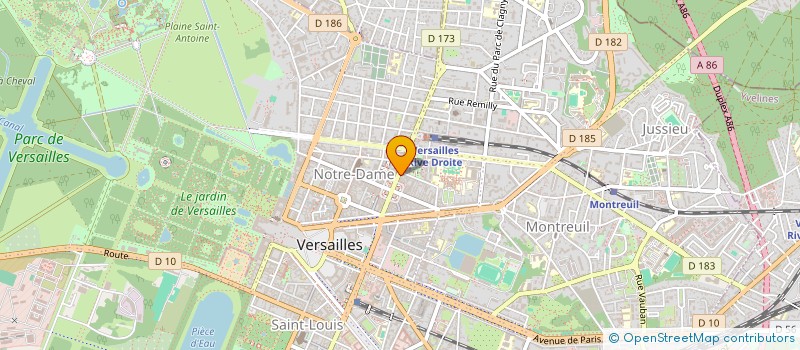 localisation de l'entreprise PICKWICK'S CLUB à VERSAILLES