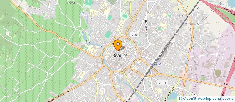 localisation de l'entreprise PICKWICK S SARL à BEAUNE