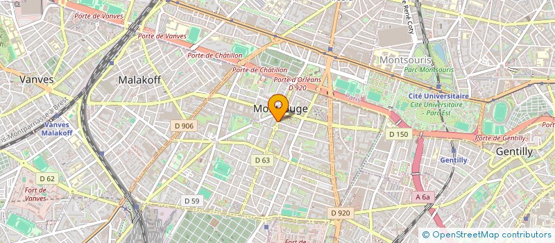 localisation de l'entreprise PICKYPAL  MONTROUGE