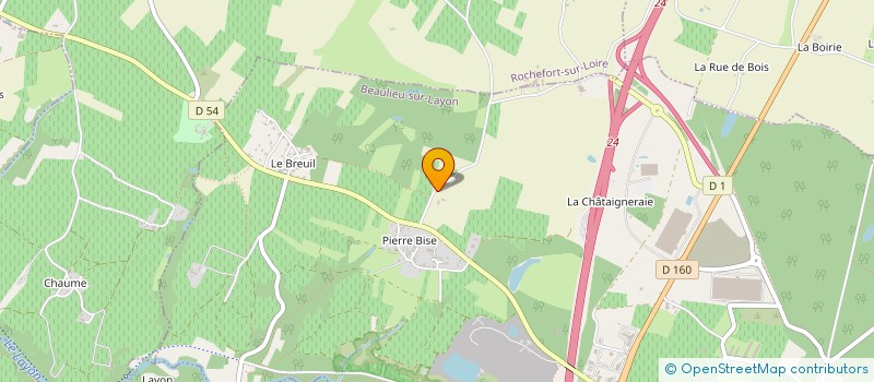 localisation de l'entreprise PICLAJY  BEAULIEU-SUR-LAYON