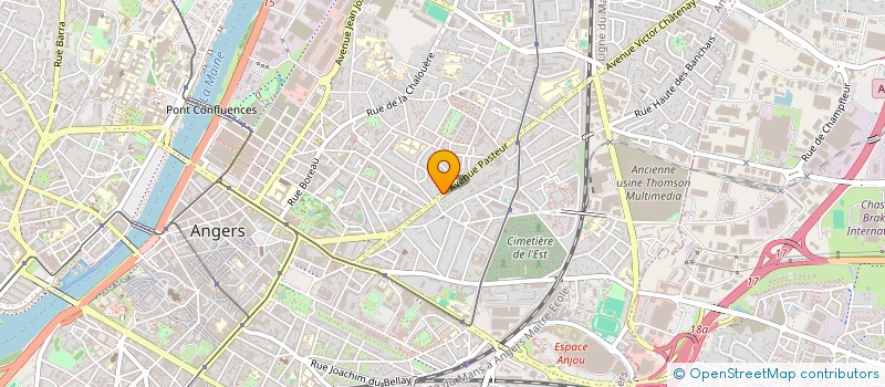 localisation de l'entreprise PICNIC PRODUCTION à ANGERS