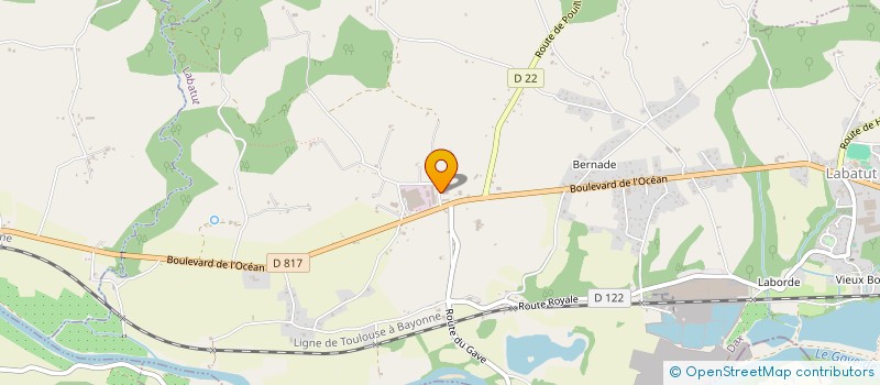 localisation de l'entreprise PICO  LABATUT