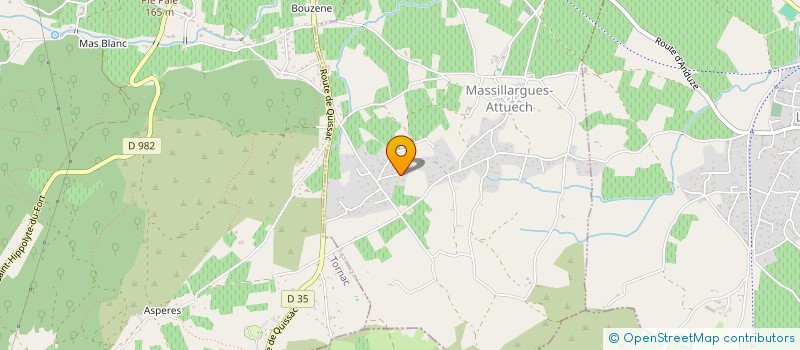 localisation de l'entreprise PICO IMMO  MASSILLARGUES-ATTUECH
