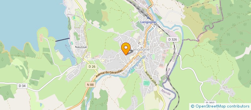 localisation de l'entreprise PICODAMA  LANGOGNE