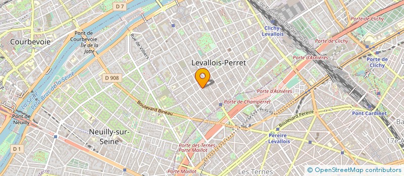 localisation de l'entreprise PICOLA ITALIA à LEVALLOIS-PERRET