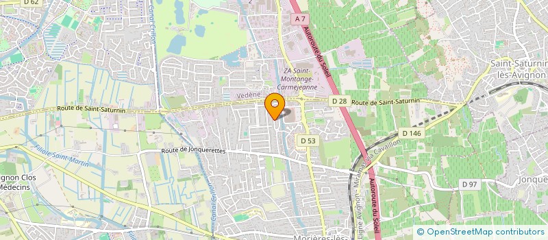 localisation de l'entreprise PICOLINE  MORIERES-LES-AVIGNON