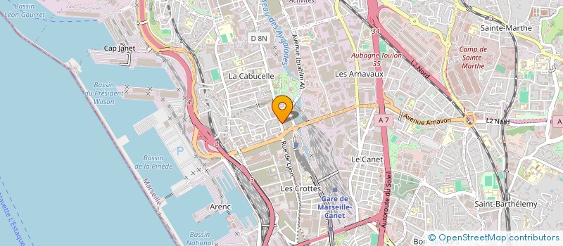 localisation de l'entreprise PICOLINO à MARSEILLE