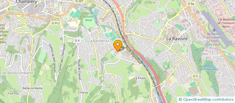 localisation de l'entreprise PICON INCENDIE à LA RAVOIRE