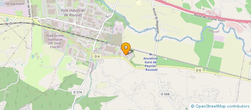 localisation de l'entreprise PICOSIL à ROUSSET