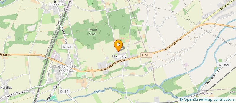 localisation de l'entreprise PICOT  LAPEYROUSE-MORNAY