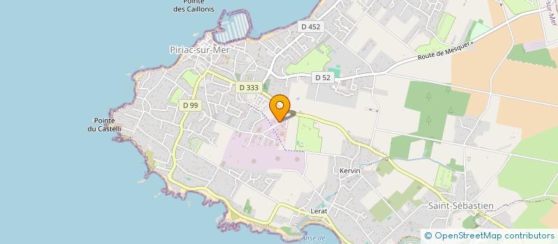 localisation de l'entreprise PICOT-BRUDES ELECTRICITE  PIRIAC-SUR-MER