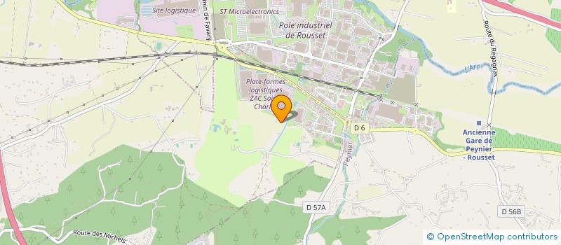 localisation de l'entreprise PICOTEL  FUVEAU