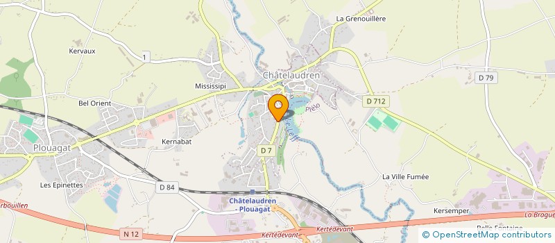 localisation de l'entreprise PICOTI-PICOTA  CHATELAUDREN-PLOUAGAT