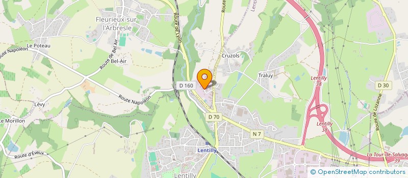 localisation de l'entreprise PICOTWIST  FLEURIEUX-SUR-L ARBRESLE