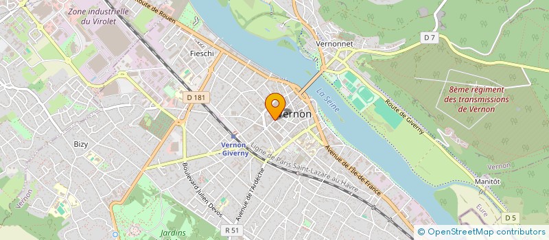 localisation de l'entreprise PICOUAYS ET FILS  VERNON