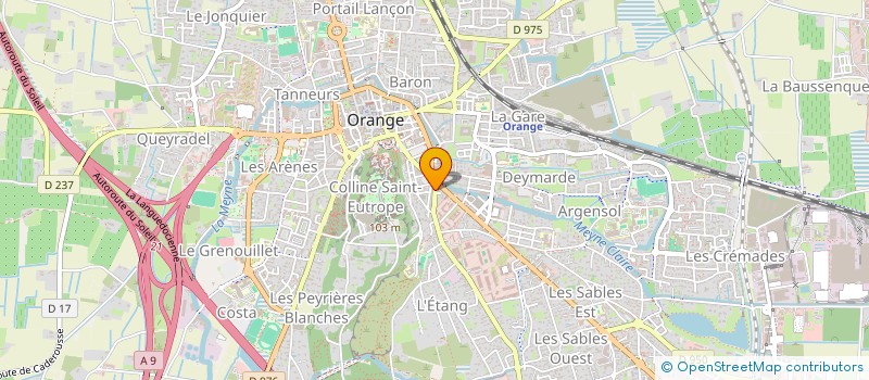 localisation de l'entreprise PICOUCET  ORANGE