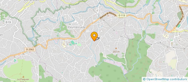 localisation de l'entreprise PICOURENC LAND  PEYMEINADE