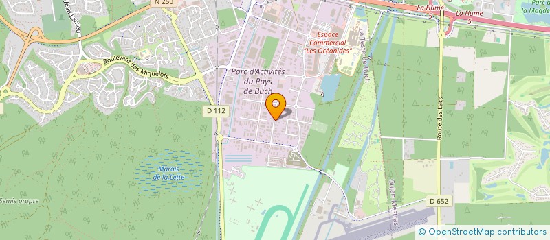 localisation de l'entreprise PICQ PISCINES SARL  LA TESTE-DE-BUCH