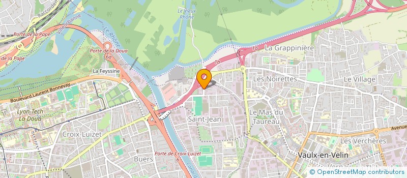 localisation de l'entreprise PICQ SAS  VILLEURBANNE