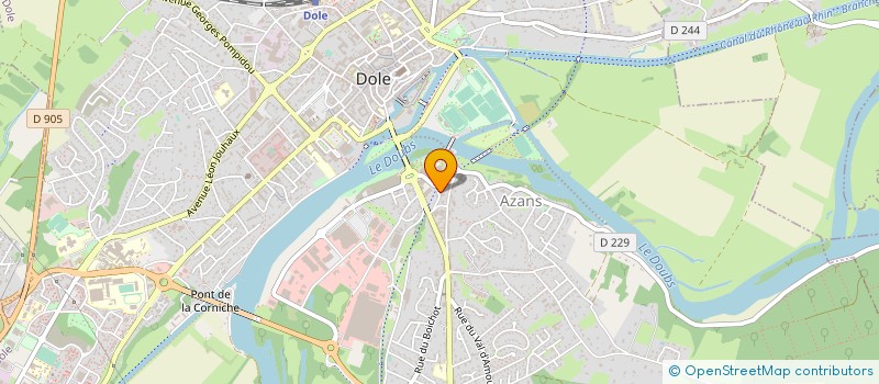 localisation de l'entreprise PICQBALL à DOLE