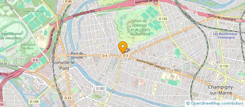 localisation de l'entreprise PICQUET à CHAMPIGNY-SUR-MARNE