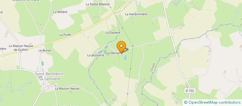 localisation de l'entreprise PICQUET AGRI  CARELLES