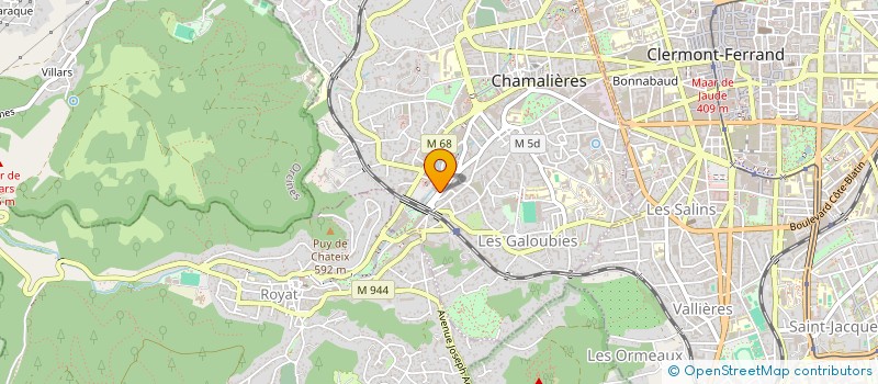 localisation de l'entreprise PICS  CHAMALIERES