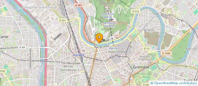 localisation de l'entreprise PICSOU IMMOBILIER  GRENOBLE