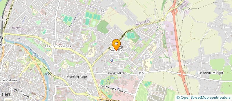 localisation de l'entreprise PICT'ANIM SAINT-EL'  POITIERS