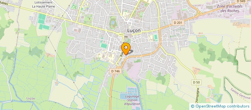 localisation de l'entreprise PICT'ART EXPOS  LUCON