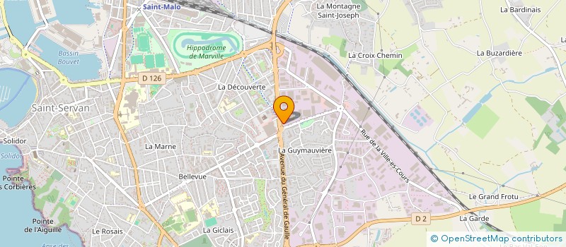 localisation de l'entreprise PICT SERVICE SARL à SAINT-MALO