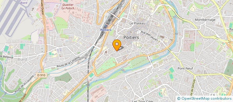 localisation de l'entreprise PICTA'LATINA  POITIERS