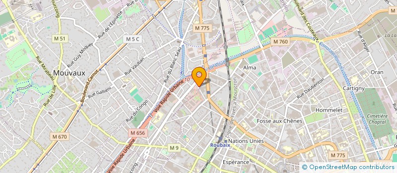 localisation de l'entreprise PICTANOVO à TOURCOING