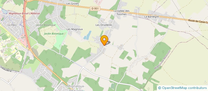 localisation de l'entreprise PICTAV'HAND  MIGNALOUX-BEAUVOIR