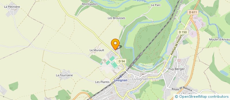 localisation de l'entreprise PICTAVE LEZAY  LUSIGNAN