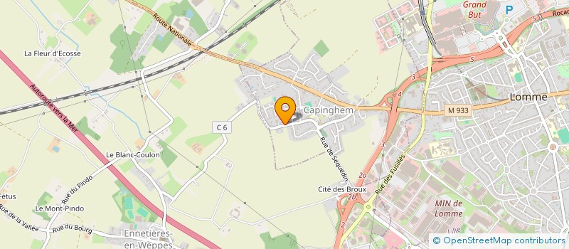 localisation de l'entreprise PICTEAM à LILLE