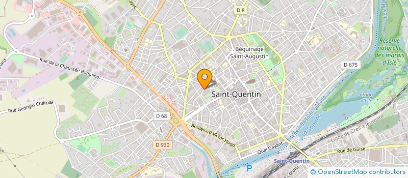 localisation de l'entreprise PICTEL PICARDIE TELEMATIQUE à SAINT-QUENTIN