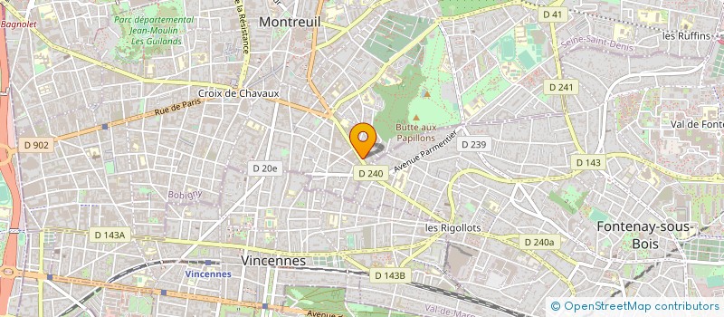 localisation de l'entreprise PICTOGRAM SERIDECO à MONTREUIL