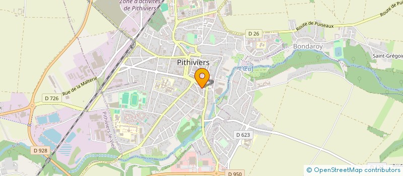 localisation de l'entreprise PICTOR  PITHIVIERS