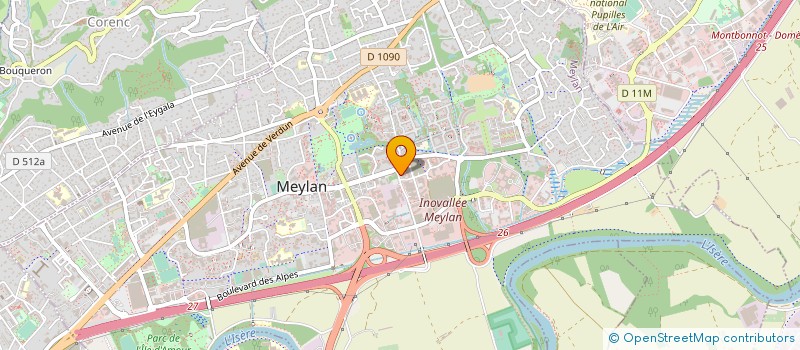 localisation de l'entreprise PICTOR MEDIA SA à MEYLAN