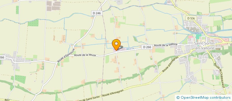 localisation de l'entreprise PICTORIS  SAINT-SORLIN-EN-VALLOIRE