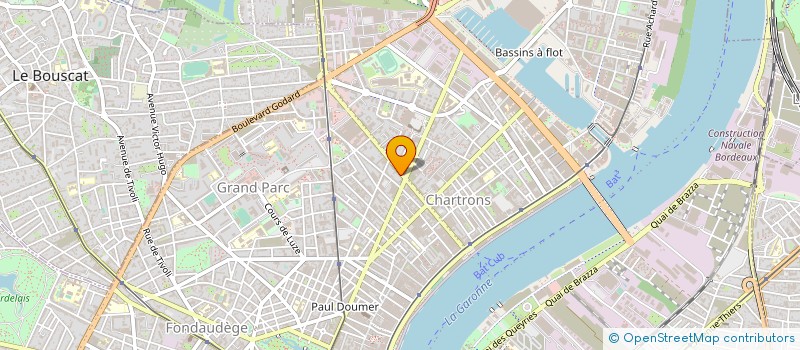 localisation de l'entreprise PICTORUS à BORDEAUX