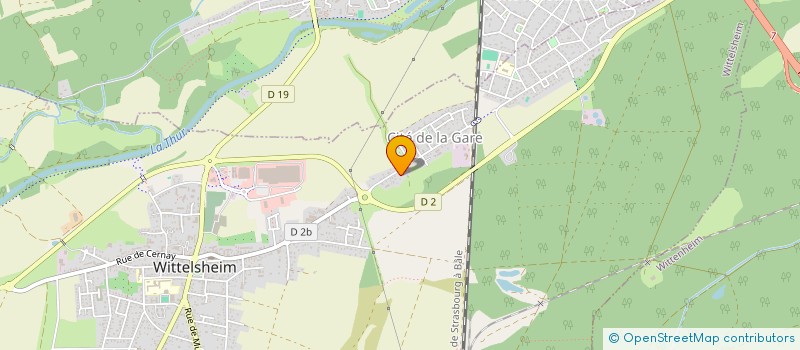 localisation de l'entreprise PICTURALE  WITTELSHEIM