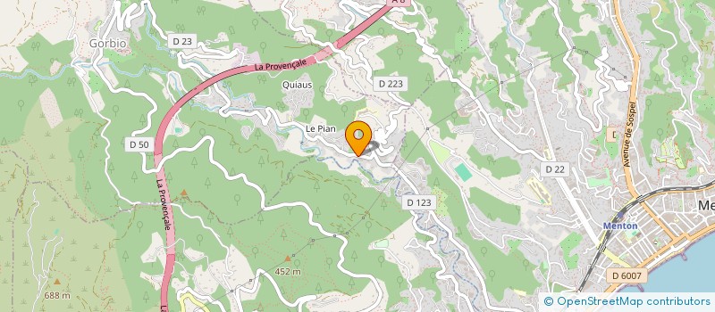 localisation de l'entreprise PICTURES & YOU  MENTON