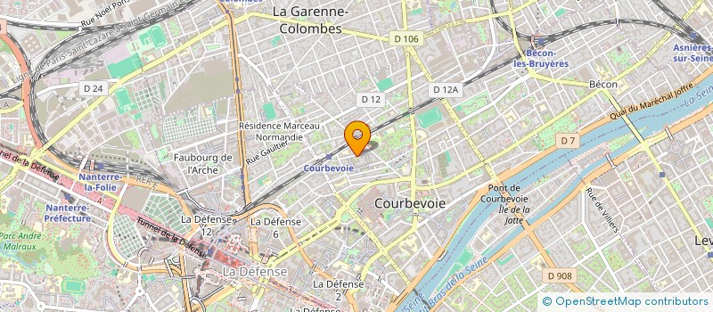 localisation de l'entreprise PID INTERNATIONAL à COURBEVOIE