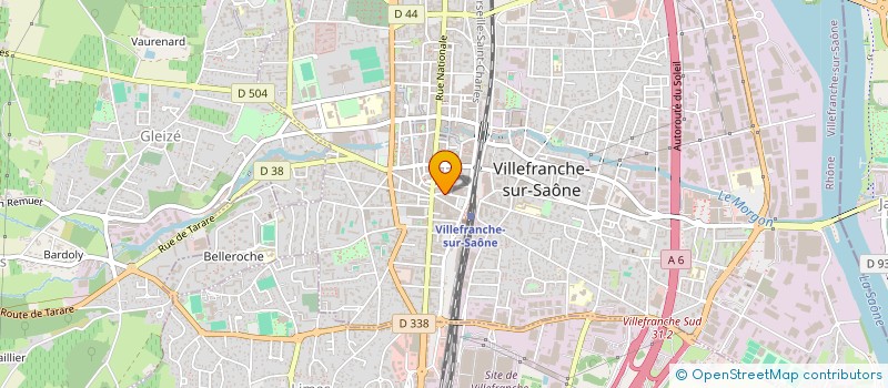 localisation de l'entreprise PIDE SALONU à VILLEFRANCHE-SUR-SAONE