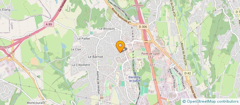 localisation de l'entreprise PIDELO  DARDILLY