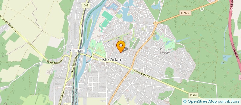 localisation de l'entreprise PIDG  L'ISLE-ADAM